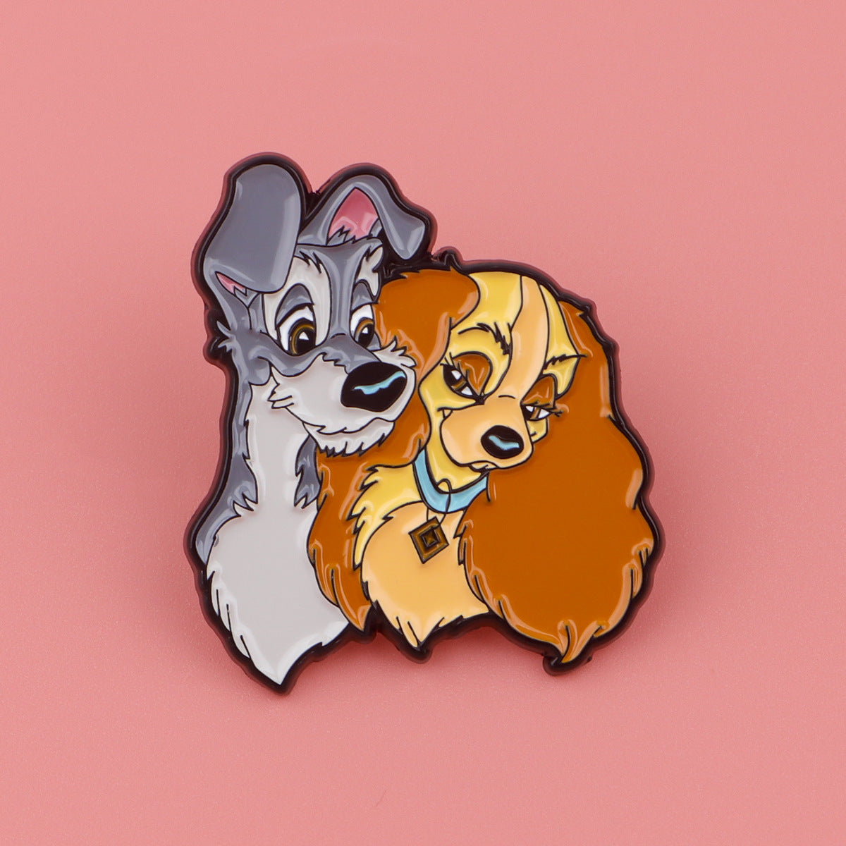 Wholesale Cute Puppy Brooch Cartoon Metal Badge Accessory